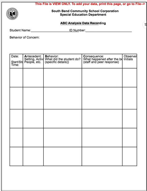 intervention progress report template